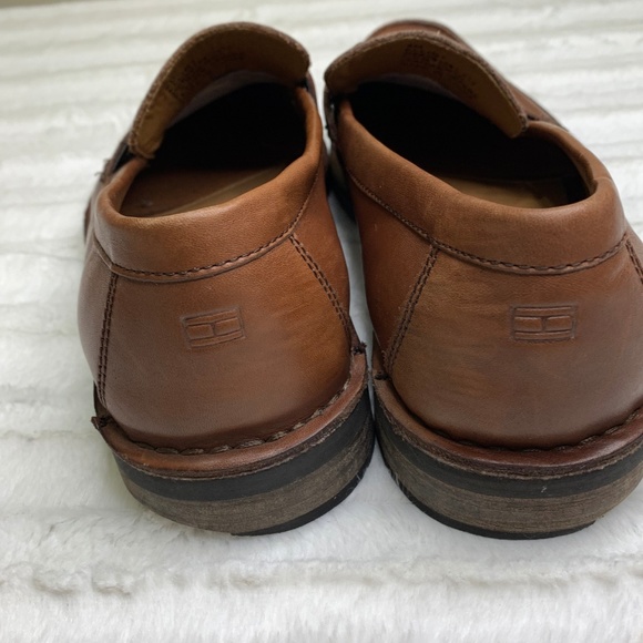 Tommy Hilfiger Brown Leather Slip On Shoes‎ - Picture 5 of 8